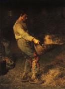 The Winnower Jean Francois Millet